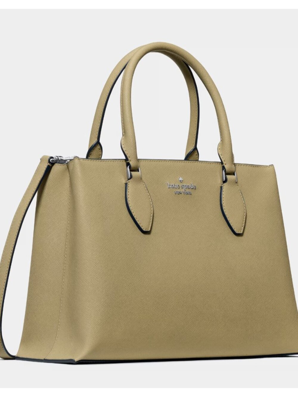New Kate Spade Rae Medium Satchel Saffiano Elm